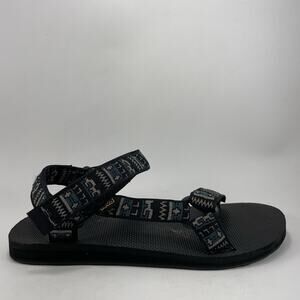 Teva Original Universal Sandals Mens Size 12 Black Geometric Hiking Water Active